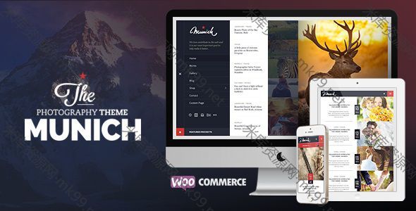 WordPress摄影主题Munich深度汉化优化更新至1.4.1版-米酷主题