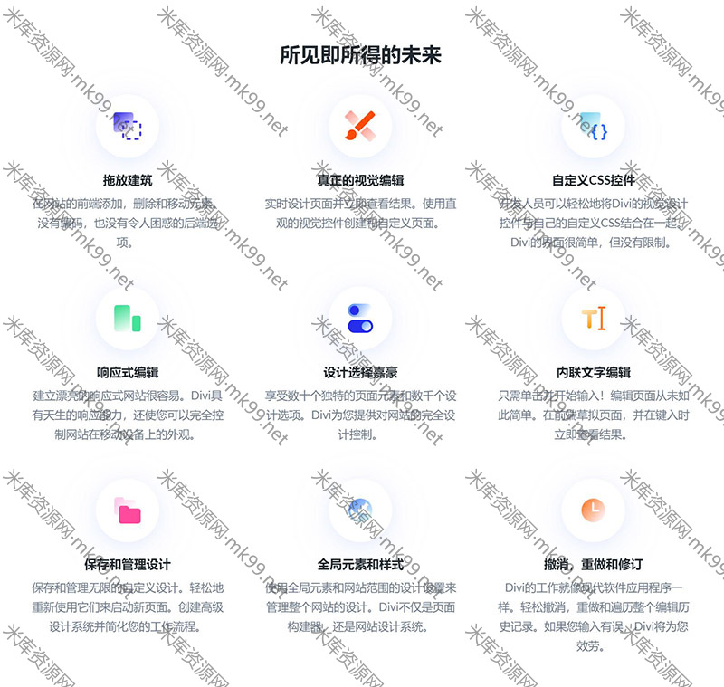 WordPress企业中文主题Divi汉化版|Divi编辑器|Divi模板库|Divi模块库[更新至4.14.5]-米酷主题