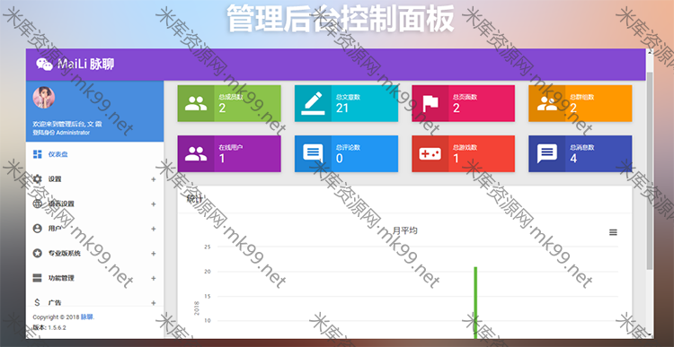 PHP源码脉聊-在线聊天交友即时通讯附视频安装教程原生安卓APP-米酷主题