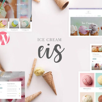 WordPress主题冰淇淋商城英文主题Eis