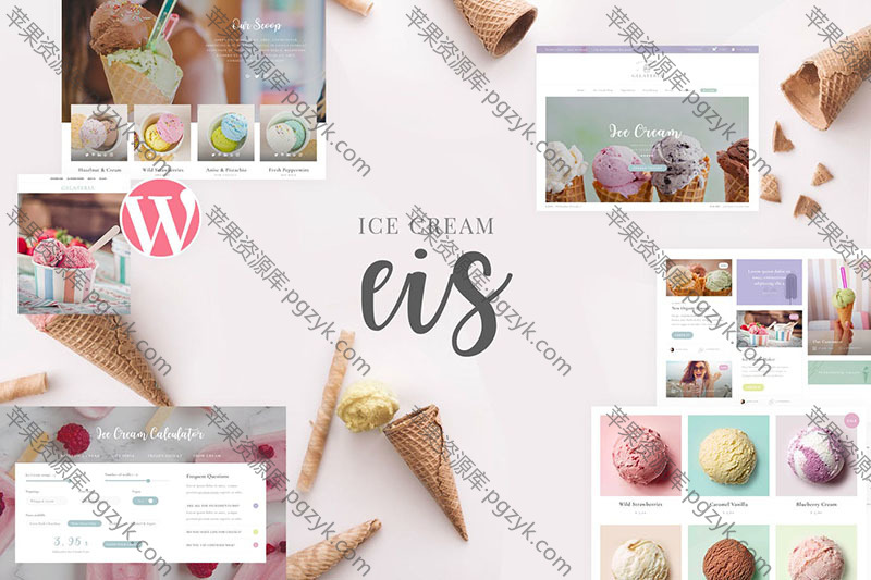 WordPress主题冰淇淋商城英文主题Eis-米酷主题