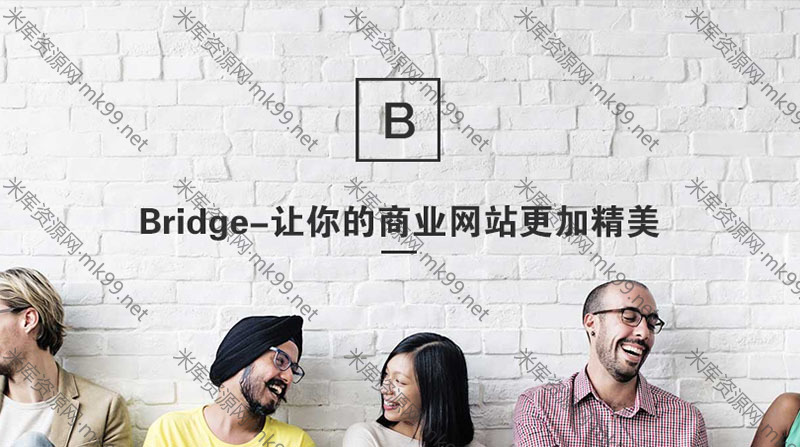 WordPress响应式拖拽编辑html5响应式主题Bridge汉化主题-米酷主题