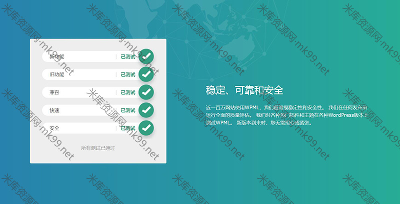 WordPress多语言插件WPMLv4.4.4全系列无需注册-米酷主题