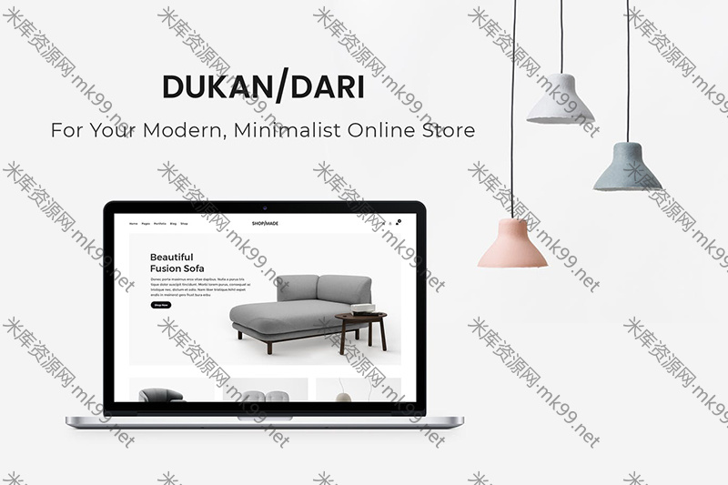 WordPress主题Dukandari现代简约电子商务英文版-米酷主题