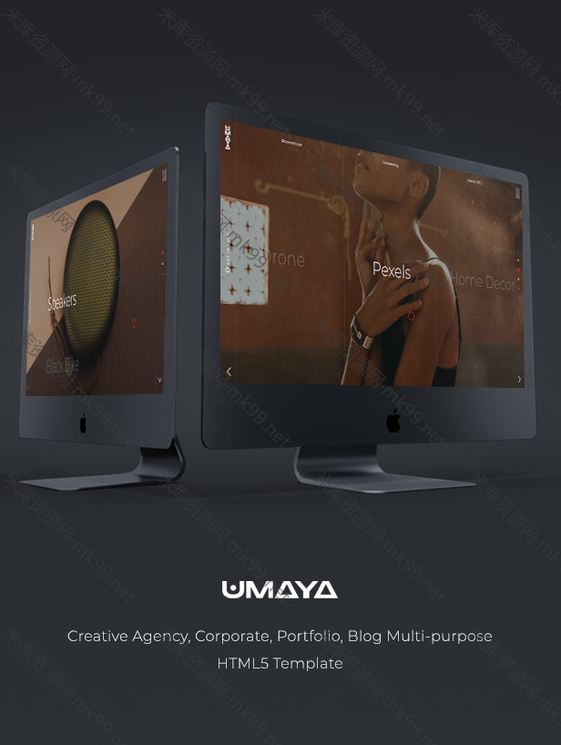 wordpress主题Umaya英文版创意组合模版v1.0-米酷主题