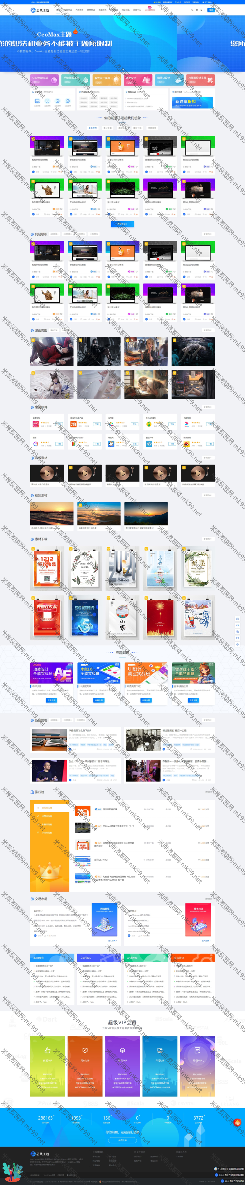 WordPress主题总裁主题CeoMax[更新至v3.9.1]-米酷主题